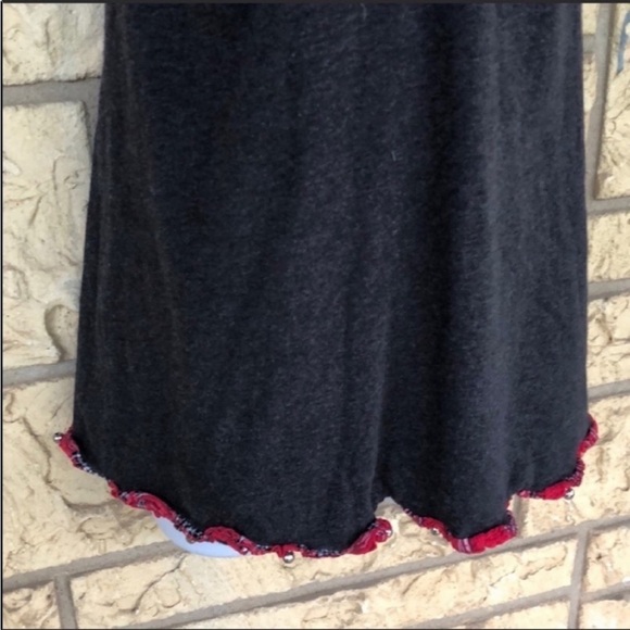 Victoria’s Secret teddy Bells Cute Sexy Dark Gray & red Size Small - Picture 7 of 10